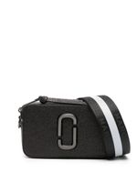 Marc Jacobs sac à bandoulière métallisé Snapshot paillette - Noir