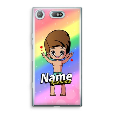 Chibi Maker man: Sony Xperia XZ1 Compact Transparant Hoesje