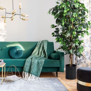 180cm Hoge Kunstmatige Boom Decoratie in Potplanten 1008 Bladeren en Natuurlijke Boomstam Perfecte Faux Plant voor de Decoratie