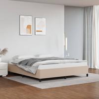 Bedframe kunstleer cappuccinokleurig 160x200 cm