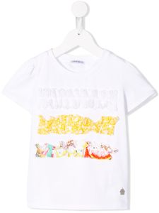 Simonetta t-shirt à volants - Blanc