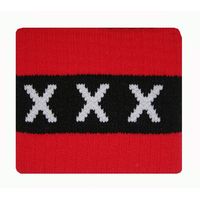 aanvoerdersband XXX rood/zwart