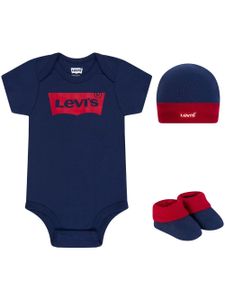 Levi's Kids trousseau de naissance à logo imprimé - Bleu