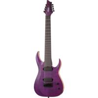 Schecter John Browne TAO-8 elektrische gitaar Satin Trans Purple