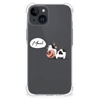 iPhone 15 Stevig | Bumper Hoesje | Cow