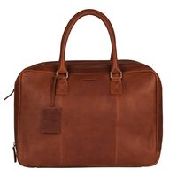 Burkely Antique Avery Worker 15.6" laptop bag-Cognac