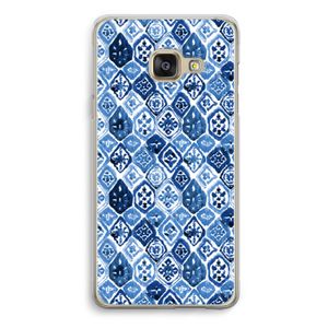 Blauw motief: Samsung Galaxy A3 (2016) Transparant Hoesje