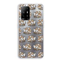 Slapende poes: Oppo A94 5G Transparant Hoesje