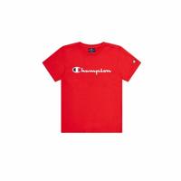 T-Shirt met Korte Mouwen voor kinderen Champion Crewneck Rood - Maat: 11-12 Jaar