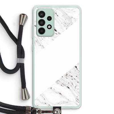 Biggest stripe: Samsung Galaxy A52s 5G Transparant Hoesje met koord