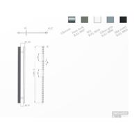 Radiator Sanicare Snode Met Wifi 111,8 x 45 Wit Met Thermostaat Wit Sanicare