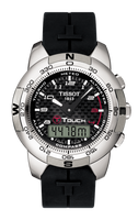 Horlogeband Tissot T603013682 / T33789892A Rubber Zwart 21mm - thumbnail