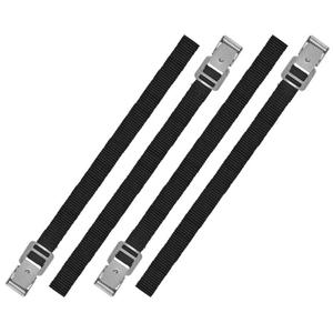 ProPlus Spanbanden - bindriemen - 4x - 40 cm - sjorbanden - zwart