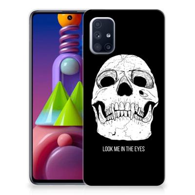 Silicone Back Case Samsung Galaxy M51 Skull Eyes Silicone Back Case Samsung Galaxy M51 Skull Eyes