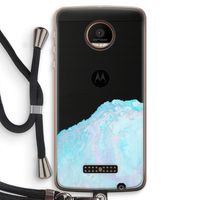 Fantasie pastel: Motorola Moto Z Force Transparant Hoesje met koord