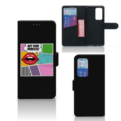 Huawei P40 Pro | Wallet Case | met Pasjes | Popart Princess Huawei P40 Pro | Wallet Case | met Pasjes | Popart Princess