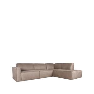 LABEL51 Hoekbank Kay - Taupe - Micro Suede - Rechts