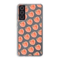 Just peachy: Samsung Galaxy S21 FE Transparant Hoesje