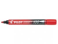 Viltstift PILOT SCA-100-B rond 1mm rood - thumbnail