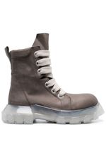 Rick Owens bottines Beatle Bozo Tractor - Marron