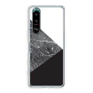 Combinatie marmer: Sony Xperia 5 III Transparant Hoesje