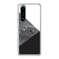 Combinatie marmer: Sony Xperia 5 III Transparant Hoesje
