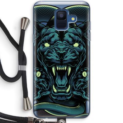 Cougar and Vipers: Samsung Galaxy A6 (2018) Transparant Hoesje met koord