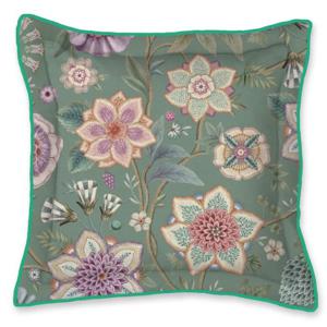 Pip Studio Viva Las Flores Vierkant Sierkussen Green (45x45 cm)