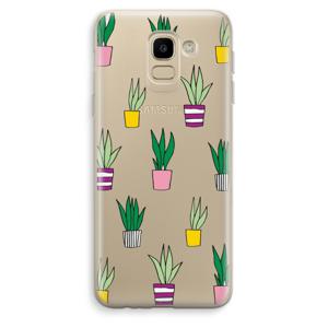 Sanseveria: Samsung Galaxy J6 (2018) Transparant Hoesje