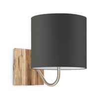 Wandlamp drift bling Ø 20 cm - antraciet