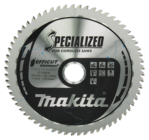 Makita Accessoires Afkortzaagblad Aluminium | Efficut 216x30mm 63T 0g - E-16916 - E-16916