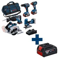 Bosch Professional Accu Combiset 5-delig 18V 4.0Ah in Tas - 0615A5003D