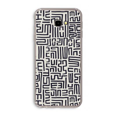 Moroccan Print: Samsung Galaxy J4 Plus Transparant Hoesje