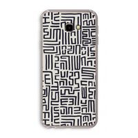 Moroccan Print: Samsung Galaxy J4 Plus Transparant Hoesje