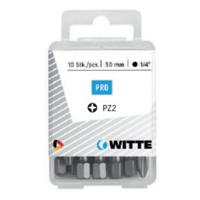 Witte pozidriv bits PRO [5x] - 1/4" - PZ 2 - 50 mm
