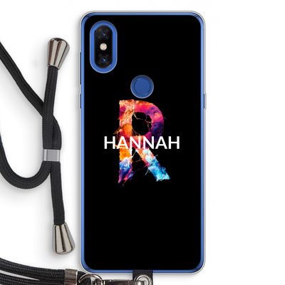 Abstract Spectrum: Xiaomi Mi Mix 3 Transparant Hoesje met koord