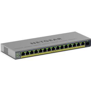 NETGEAR GS116EPP Managed L2/L3 Gigabit Ethernet (10/100/1000) Power over Ethernet (PoE) Grijs