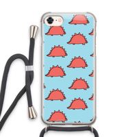 Dinosawrr: iPhone 7 Transparant Hoesje met koord