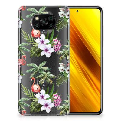 Xiaomi Poco X3 | Poco X3 Pro | TPU Hoesje | Flamingo Palms