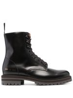 Common Projects bottines lacées à semelle crantée - Marron