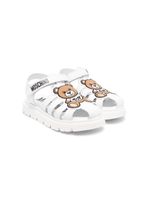 Moschino Kids sandales Teddy Bear en cuir - Blanc - thumbnail