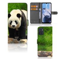 Motorola Moto E22 | E22i | Telefoonhoesje | Met pasjeshouder | Panda