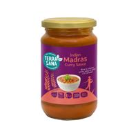 Terrasana Indian madras curry saus 350 gram