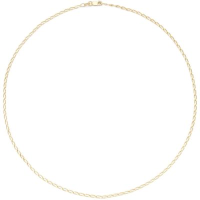 Glow 202.2192.45 Ketting Fantasieschakel geelgoud 45 cm