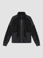 Vest met rits van alpaca wolmix