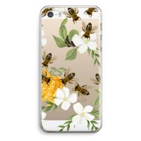 No flowers without bees: iPhone 5 / 5S / SE Transparant Hoesje No flowers without bees: iPhone 5 / 5S / SE Transparant Hoesje