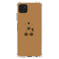 Samsung Galaxy A22 5G Stevig Bumper Hoesje Baby Hyena