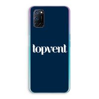 Topvent Navy: Oppo A52 Transparant Hoesje