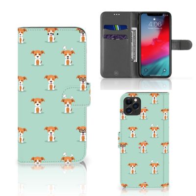 Apple iPhone 11 Pro Max | Telefoonhoesje | Met pasjeshouder | Pups Apple iPhone 11 Pro Max | Telefoonhoesje | Met pasjeshouder | Pups