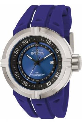 Horlogeband Invicta 0833.01 Rubber Blauw